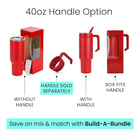 40oz Tumbler (Powder Coated) - Ninja Transfers