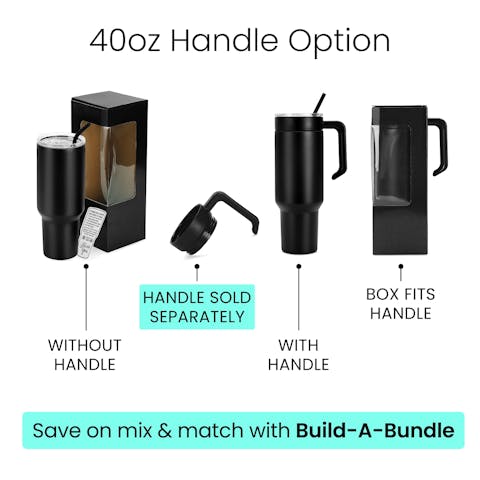 40oz Tumbler (Powder Coated) - Ninja Transfers