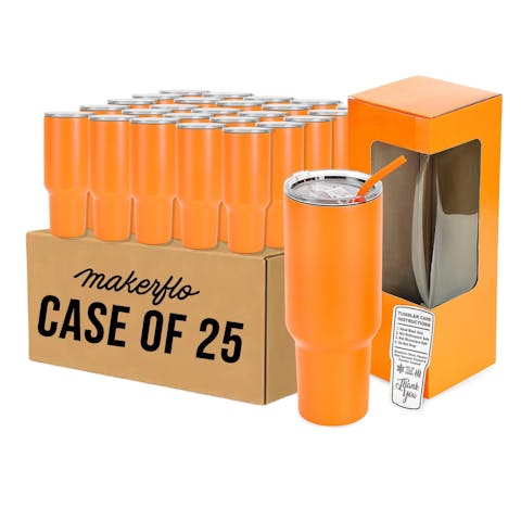 40oz Tumbler (Powder Coated) - Ninja Transfers