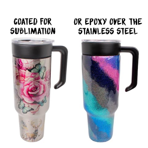 40oz Tumbler Stainless Steel Sublimation - Ninja Transfers