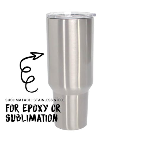 40oz Tumbler Stainless Steel Sublimation - Ninja Transfers