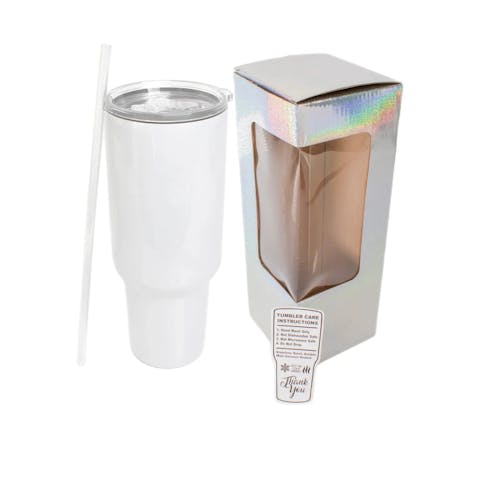 40oz Tumbler Sublimation Glitter Shimmer - Ninja Transfers