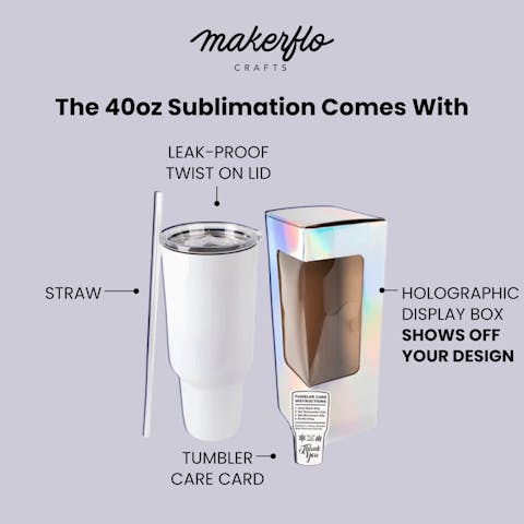 40oz Tumbler Sublimation - Ninja Transfers