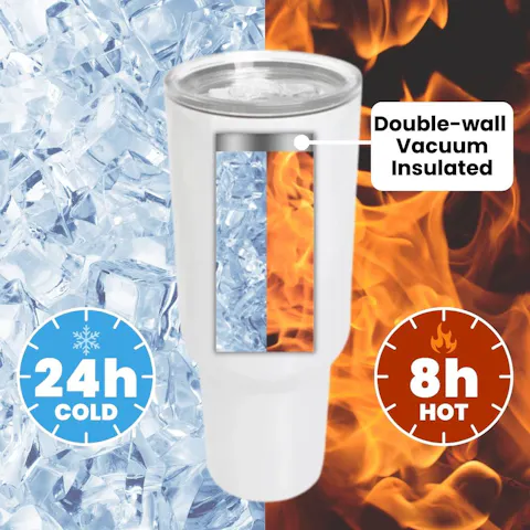 40oz Tumbler Sublimation Glitter Shimmer
