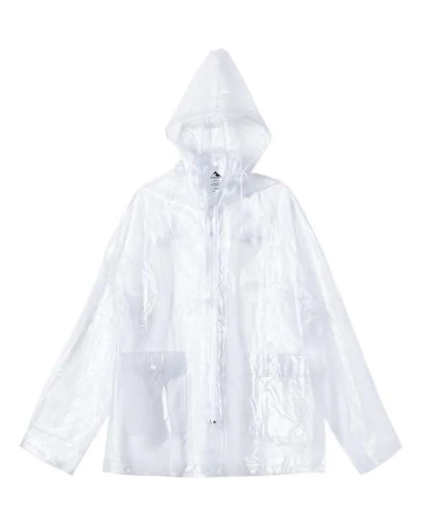 Augusta Sportswear 3160 Men's Clear Hooded Rain Jacket