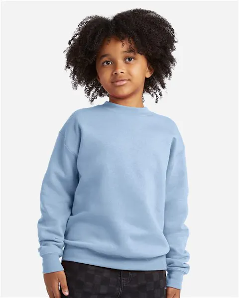 Hanes P360 Youth EcoSmart Crewneck Sweatshirt