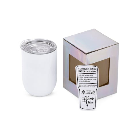 12oz Sublimation Wine Tumbler