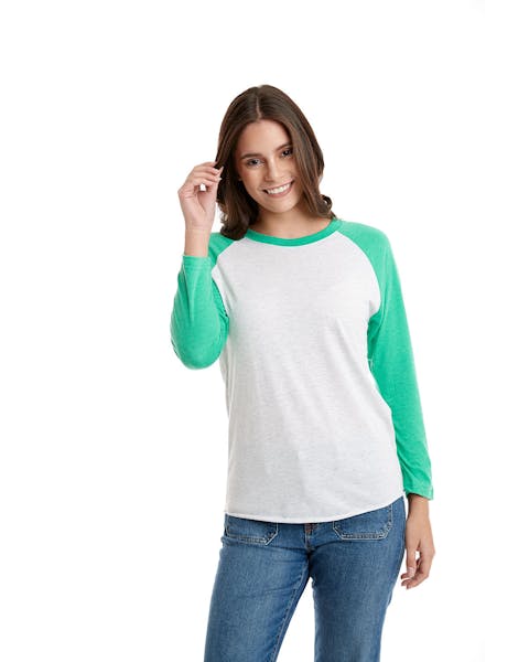 Next Level 6051 Unisex Triblend 3/4-Sleeve Raglan