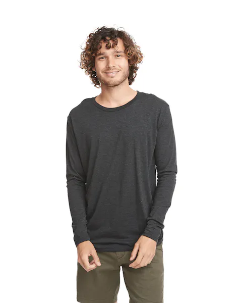 Next Level 6071 Camiseta de manga larga Triblend para hombre