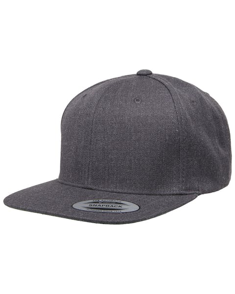 Yupoong 6089 Adult 6-Panel Structured Flat Visor ClassicSnapback