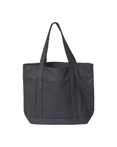 Liberty Bags 8873 XL Zippered Cotton Canvas Resort Tote