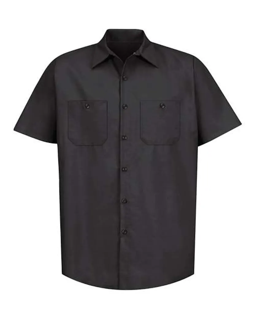 Red Kap SP24T Men's Tall Industrial Short Sleeve Work Shirt