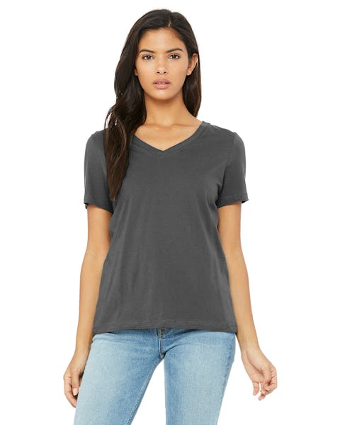 Bella + Canvas 6405 Ladies' Relaxed Jersey V-Neck T-Shirt