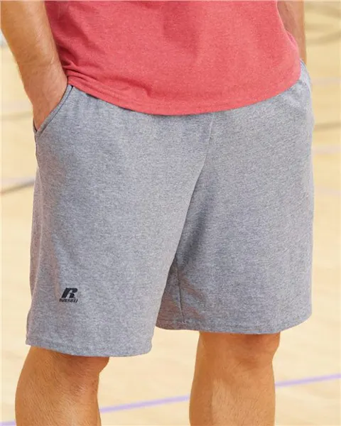 Russell Athletic 25843M Men's Cotton Classic Jersey Shorts with Pockets