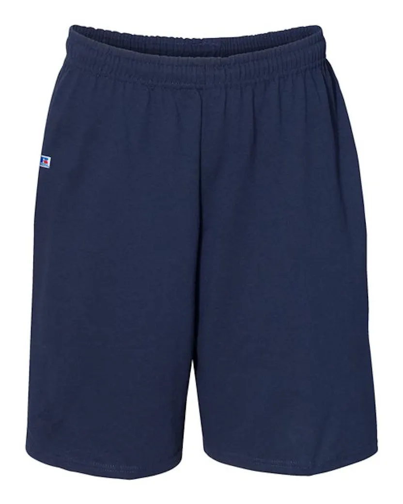 Russell Athletic 25843M Men's Cotton Classic Jersey Shorts with Pockets