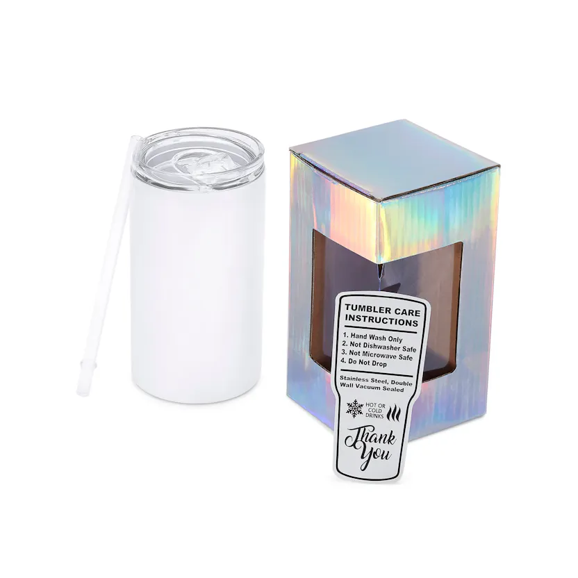 14oz Skinny Tumbler (Polycoated)