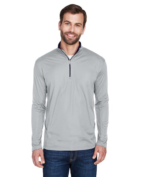 UltraClub 8230 Men's Cool & Dry Sport Quarter-Zip Pullover