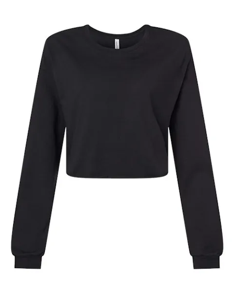 BELLA + CANVAS 6501 Women's FWD Fashion Crop Long Sleeve Tee