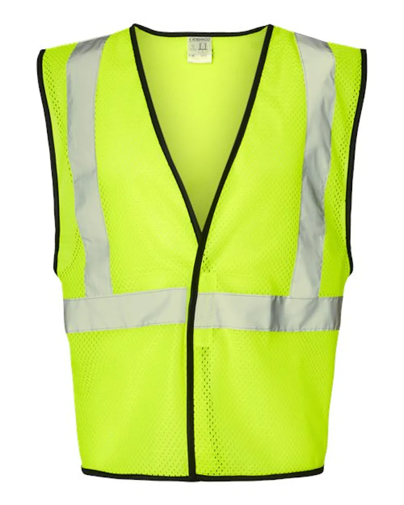 Kishigo 1571-1572 Unisex Hook-and-Loop Mesh Vest