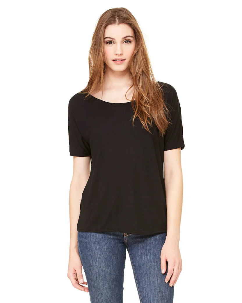 Bella + Canvas 8816 Ladies' Slouchy Scoop-Neck T-Shirt