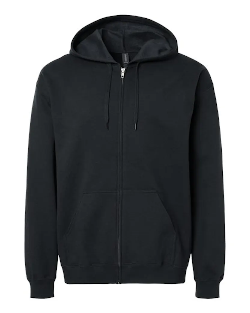 Gildan SF600 Unisex Softstyle Full-Zip Hooded Sweatshirt