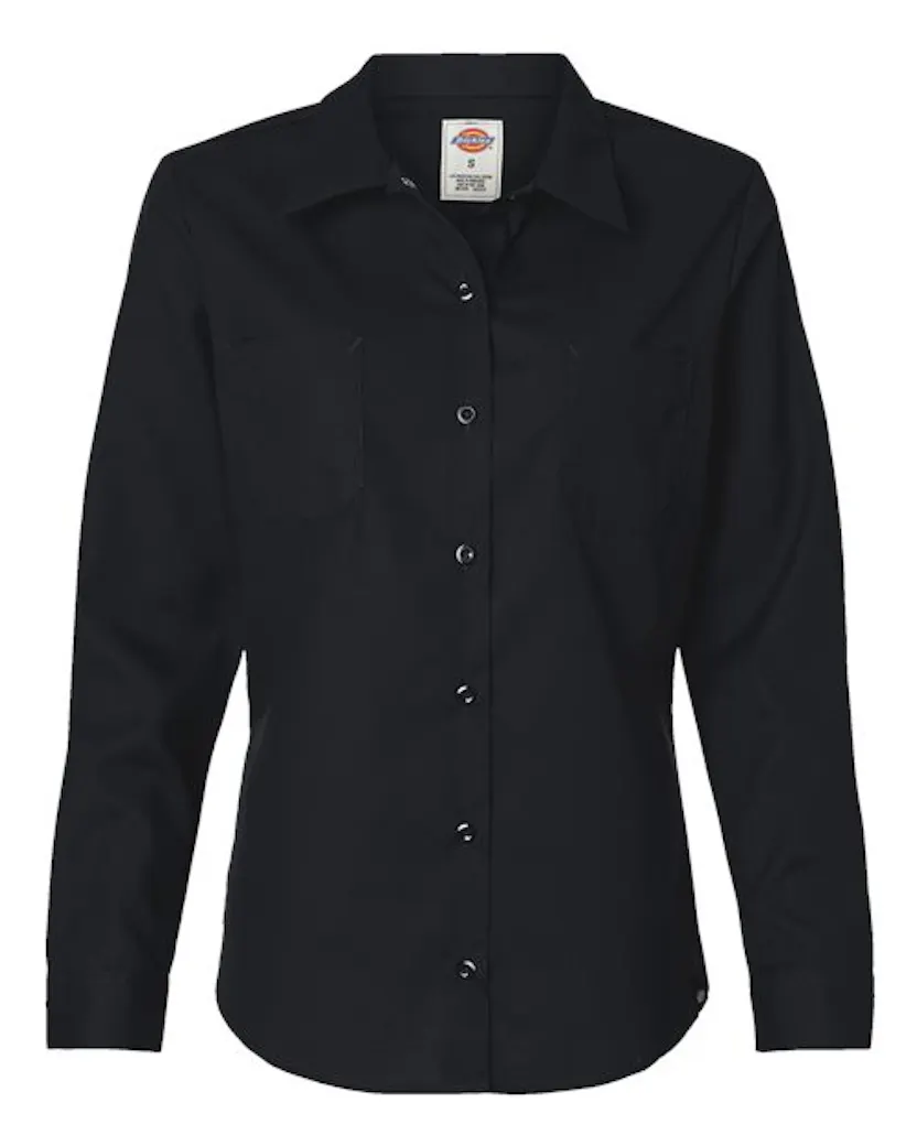 Dickies L5350 Women's Long Sleeve Industrial Work Shirt