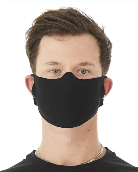BELLA + CANVAS ST323 Lightweight Fabric Face Mask - CVC 52/48 Cotton/Poly