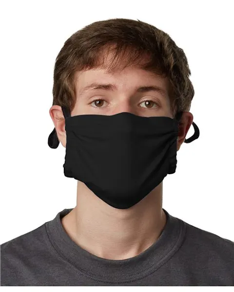 Hanes MKPKCR 2-Ply Cotton Pocket Face Mask