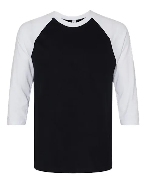 American Apparel 2003CVC Unisex CVC Three-Quarter Sleeve Tee