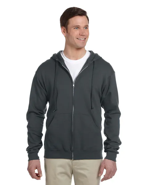 Jerzees 993 Adult NuBlend Fleece Full-Zip Hooded Sweatshirt