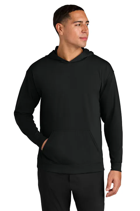 A4 A4N3528 Softek Long Sleeve Hooded Tee N3528