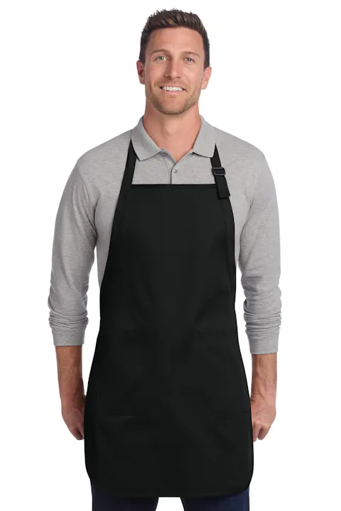 Port Authority A600 Full-Length Two-Pocket Bib Apron