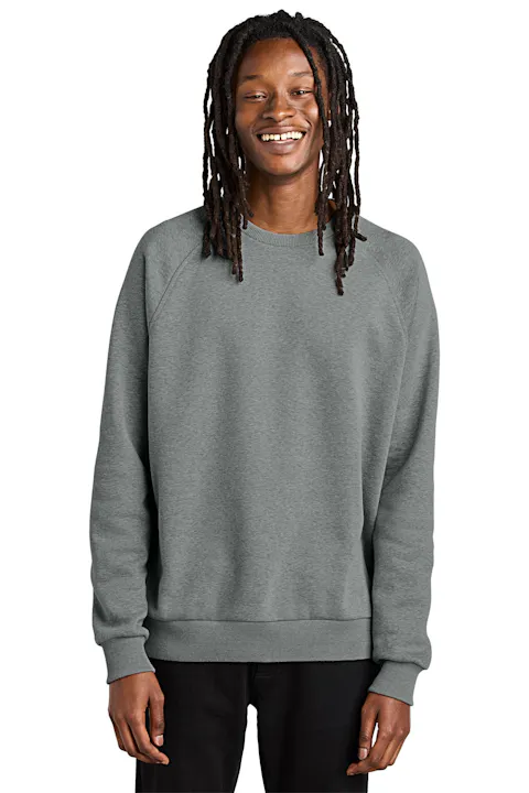 AllMade AL5004 Allmade Unisex Organic CVC Fleece Crewneck Sweatshirt