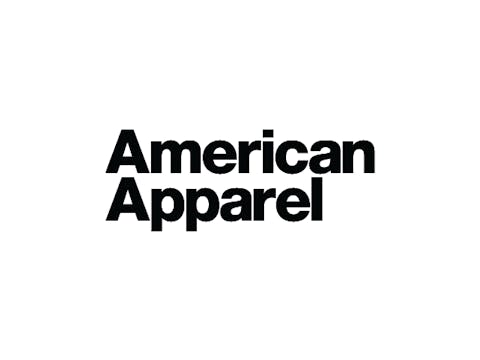 Espacios en blanco de American Apparel