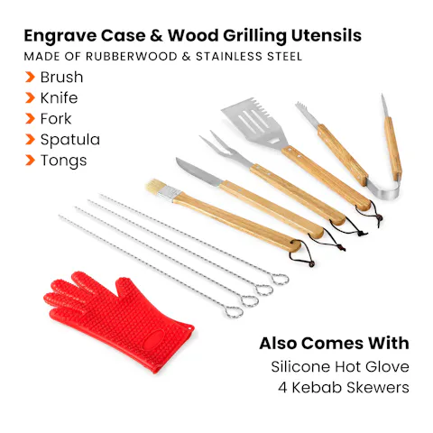 BBQ Grill Set with Case