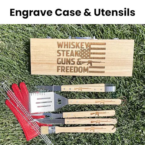 BBQ Grill Set with Case