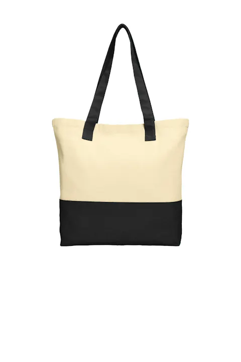 Port Authority BG414 Colorblock Cotton Tote
