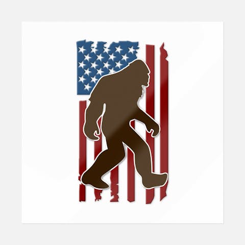 Bigfoot US Flag