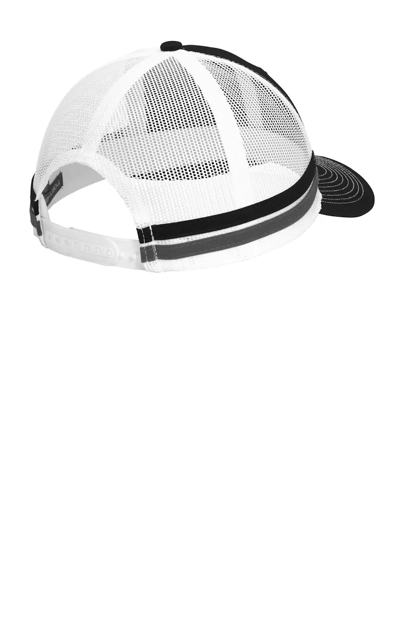 Port Authority C113 Two-Stripe Snapback Trucker Cap