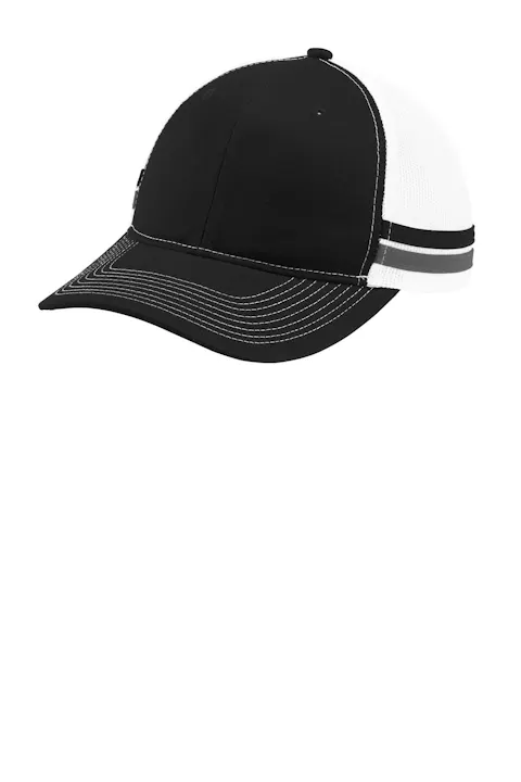 Port Authority C113 Two-Stripe Snapback Trucker Cap