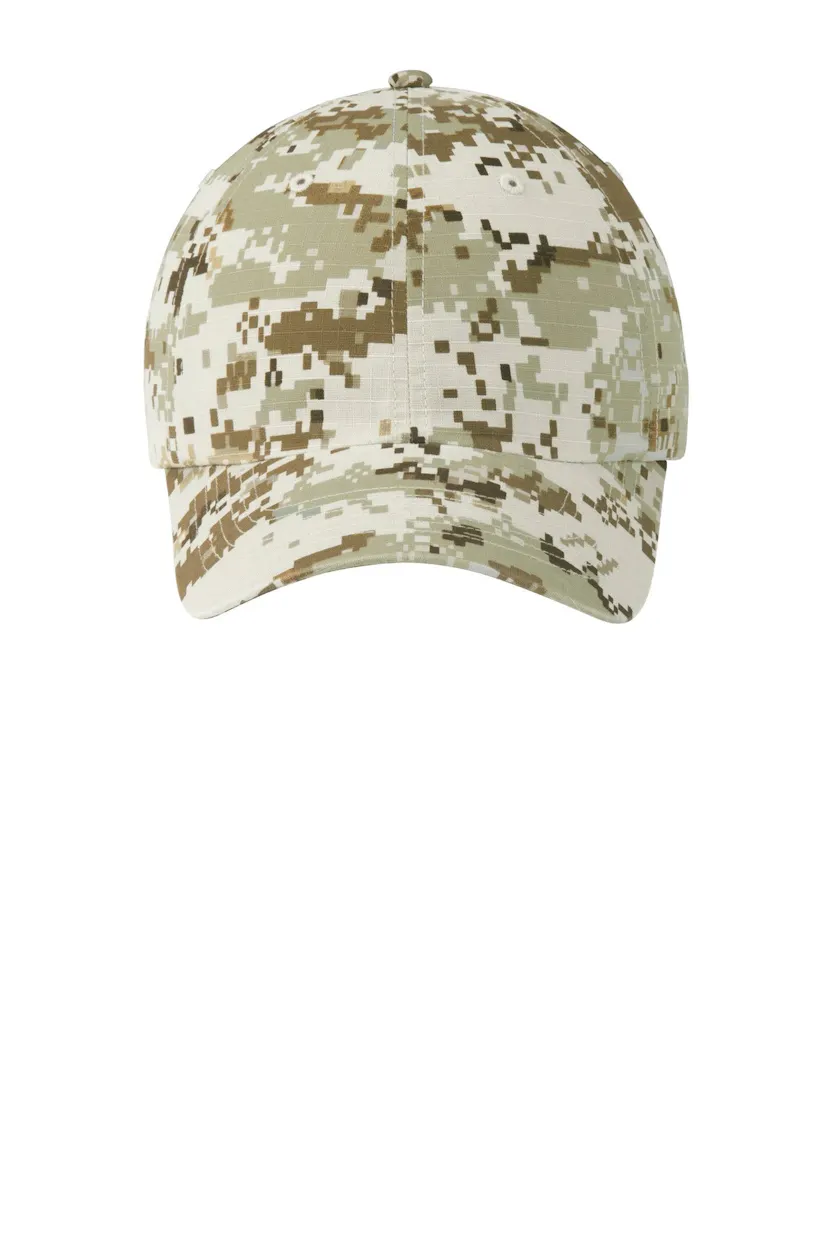 Port Authority C925 Digital Ripstop Camouflage Cap