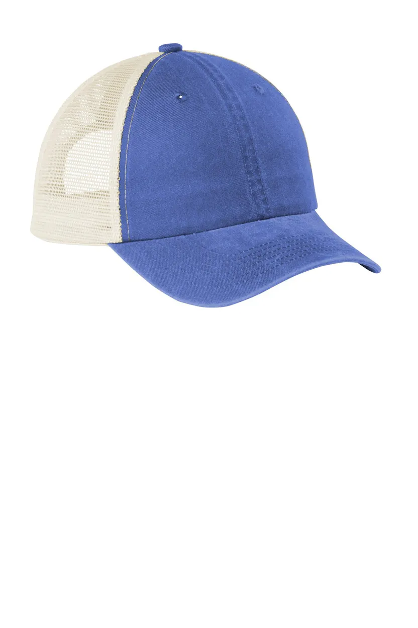 Port Authority C943 Beach Wash  Mesh Back Cap
