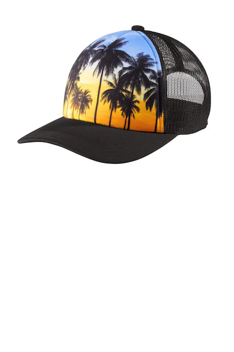 Port Authority C950 Photo Real Snapback Trucker Cap