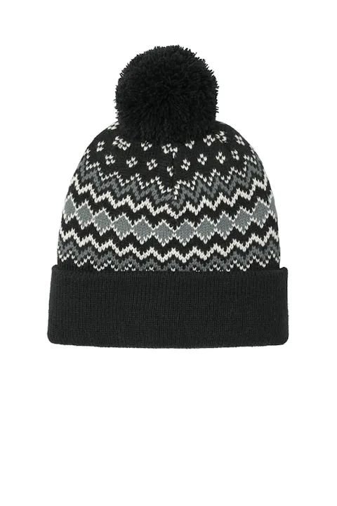 Port Authority C991 Alpine Pom Beanie