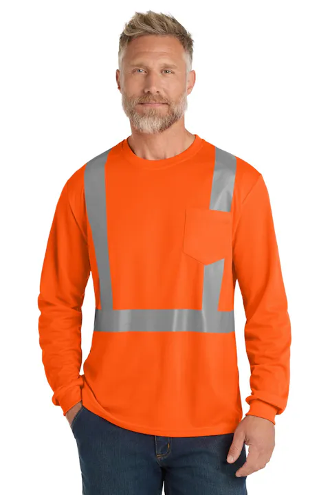 CornerStone CS201 ANSI 107 Class 2 Mesh Long Sleeve Tee