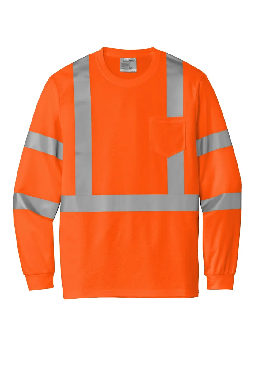 CornerStone CS203 ANSI 107 Class 3 Mesh Long Sleeve Tee