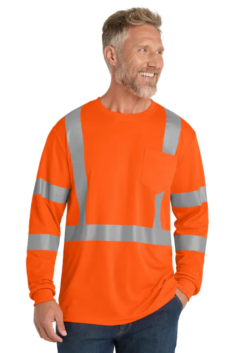 CornerStone CS203 ANSI 107 Class 3 Mesh Long Sleeve Tee