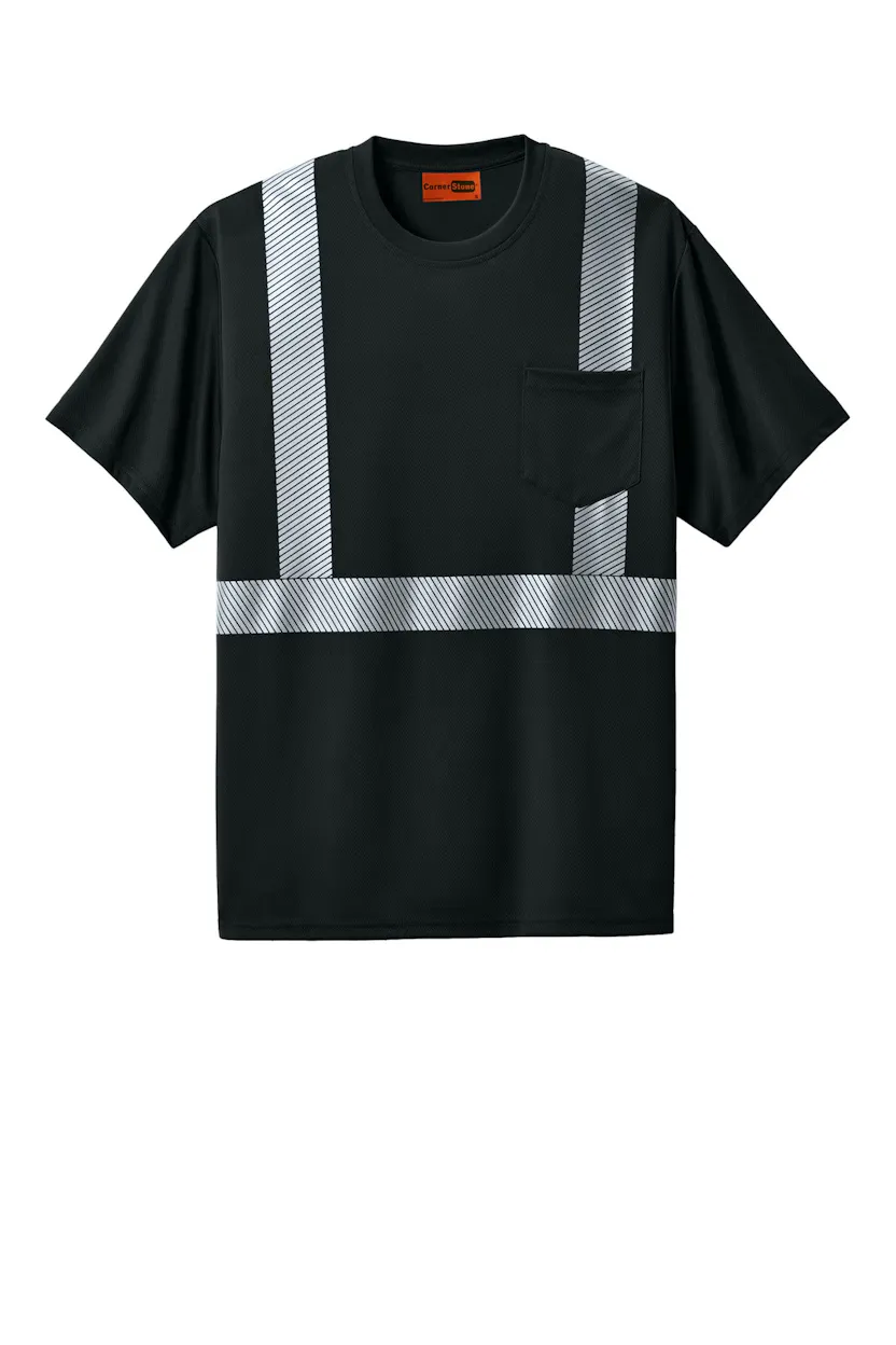 CornerStone CS206 Enhanced Visibility Segmented Tape Tee