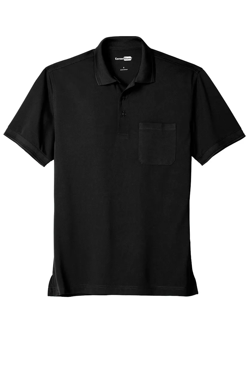 CornerStone CS4020P Industrial Snag-Proof Pique Pocket Polo
