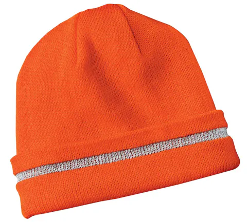 CornerStone CS800 Enhanced Visibility Beanie with Reflective Stripe